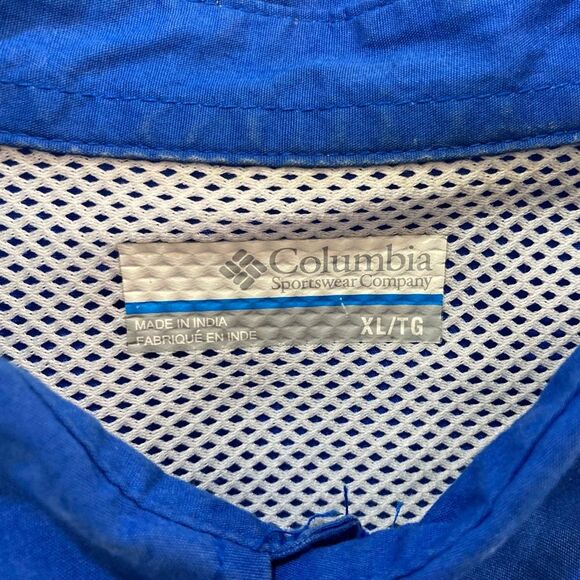 Columbia PFG XL Florida Gators Blue Vented Fishing Shirt Outdoor Logo Gear - Picture 6 of 10